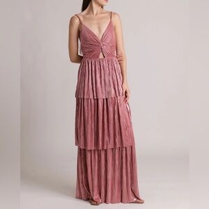 Sabina Musayev Rachel Dress Antique Rose
